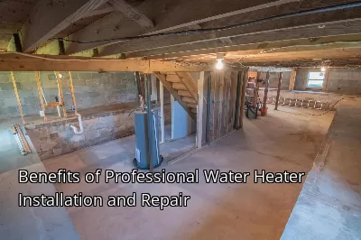 Benefits of Professional Water Heater Installation and Repair