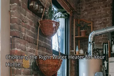 Choosing the Right Water Heater for Your Home