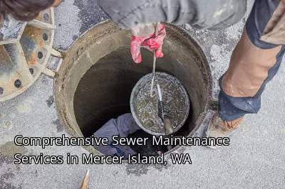 Comprehensive Sewer Maintenance Services in Mercer Island, WA