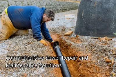 Comprehensive Sewer Repair and Maintenance Solutions Comprehensive Sewer Repair and Maintenance Solutions