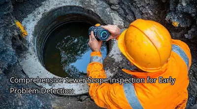 Comprehensive Sewer Scope Inspection for Early Problem Detection Comprehensive Sewer Scope Inspection for Early Problem Detection