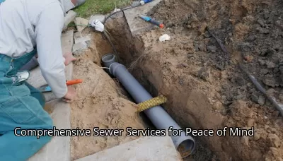 Comprehensive Sewer Services for Peace of Mind