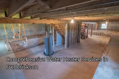 Comprehensive Water Heater Services in Frederickson