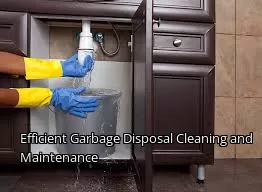 Efficient Garbage Disposal Cleaning and Maintenance
