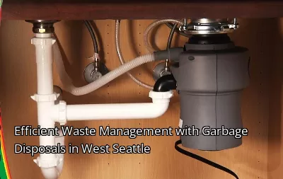 Efficient Waste Management with Garbage Disposals in West Seattle
