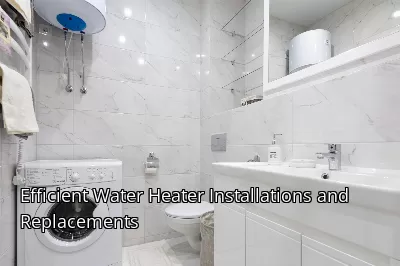 Efficient Water Heater Installations and Replacements