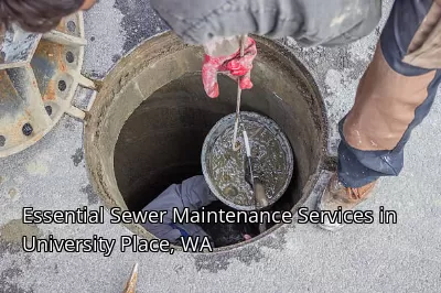 Essential Sewer Maintenance Services in University Place, WA Essential Sewer Maintenance Services in University Place, WA