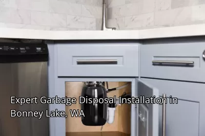 Expert Garbage Disposal Installation in Bonney Lake, WA