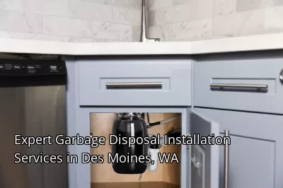 Expert Garbage Disposal Installation Services in Des Moines, WA