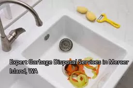 Expert Garbage Disposal Services in Mercer Island, WA