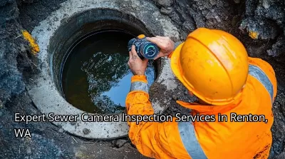 Expert Sewer Camera Inspection Services in Renton, WA Expert Sewer Camera Inspection Services in Renton, WA