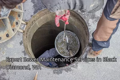 Expert Sewer Maintenance Services in Black Diamond, WA Expert Sewer Maintenance Services in Black Diamond, WA