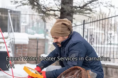 Expert Water Heater Services in Carnation, WA