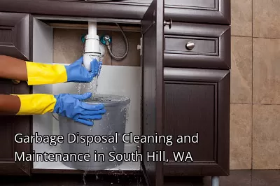 Garbage Disposal Cleaning and Maintenance in South Hill, WA