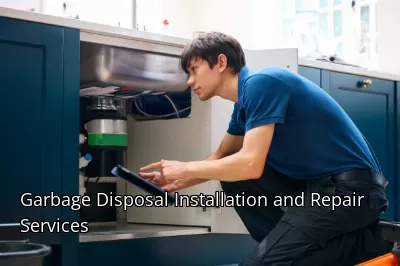 Garbage Disposal Installation and Repair Services