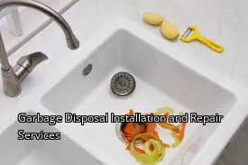 Garbage Disposal Installation and Repair Services