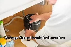 Garbage Disposal Installation Instructions