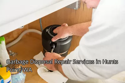 Garbage Disposal Repair Services in Hunts Point, WA