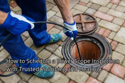 How to Schedule a Sewer Scope Inspection with Trusted Plumbing and Heating How to Schedule a Sewer Scope Inspection with Trusted Plumbing and Heating