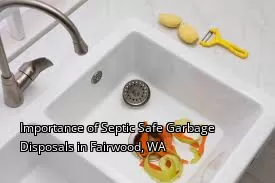 Importance of Septic Safe Garbage Disposals in Fairwood, WA