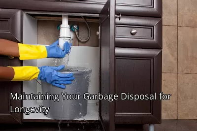 Maintaining Your Garbage Disposal for Longevity