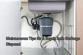 Maintenance Tips for a Septic Safe Garbage Disposal