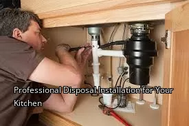 Professional Disposal Installation for Your Kitchen