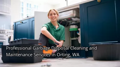 Professional Garbage Disposal Cleaning and Maintenance Services in Orting, WA
