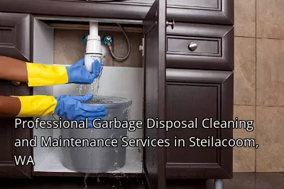 Professional Garbage Disposal Cleaning and Maintenance Services in Steilacoom, WA