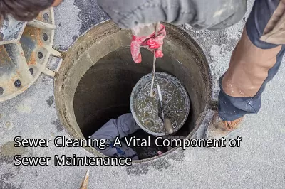 Sewer Cleaning: A Vital Component of Sewer Maintenance Sewer Cleaning: A Vital Component of Sewer Maintenance