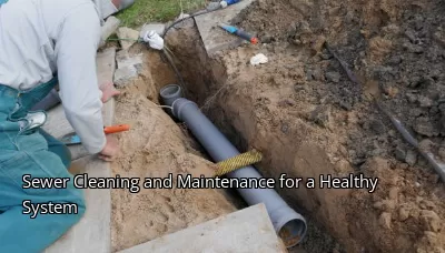 Sewer Cleaning and Maintenance for a Healthy System