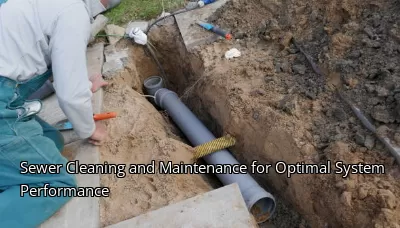 Sewer Cleaning and Maintenance for Optimal System Performance