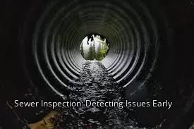 Sewer Inspection: Detecting Issues Early