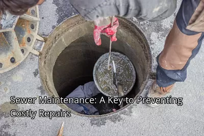 Sewer Maintenance: A Key to Preventing Costly Repairs