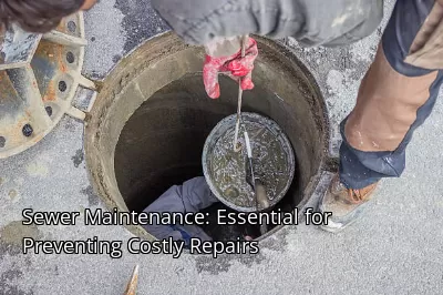Sewer Maintenance: Essential for Preventing Costly Repairs Sewer Maintenance: Essential for Preventing Costly Repairs
