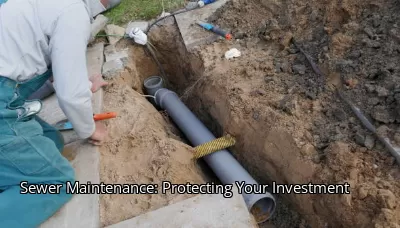 Sewer Maintenance: Protecting Your Investment Sewer Maintenance: Protecting Your Investment