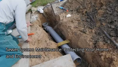 Sewer System Maintenance: Protecting Your Home and Environment