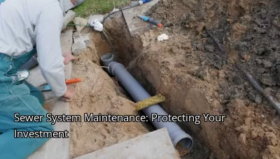 Sewer System Maintenance: Protecting Your Investment Sewer System Maintenance: Protecting Your Investment
