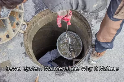 Sewer System Maintenance: Why It Matters