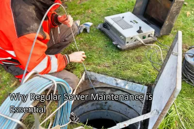 Why Regular Sewer Maintenance is Essential