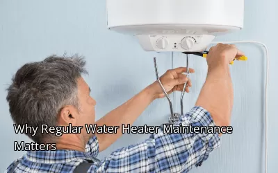 Why Regular Water Heater Maintenance Matters