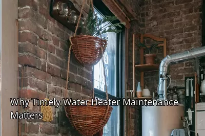 Why Timely Water Heater Maintenance Matters