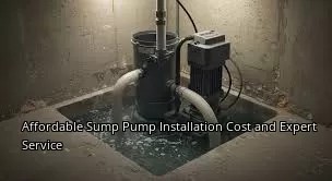 Affordable Sump Pump Installation Cost and Expert Service