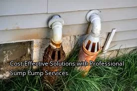 Cost-Effective Solutions with Professional Sump Pump Services