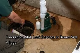 Emergency Slab Leak Services in Beaux Arts Village