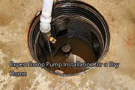 Expert Sump Pump Installation for a Dry Home