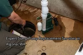 Expert Sump Pump Replacement Services in Algona, WA