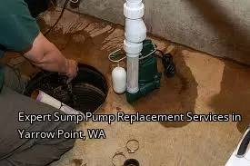 Expert Sump Pump Replacement Services in Yarrow Point, WA