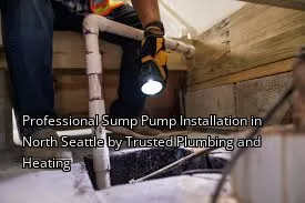 Professional Sump Pump Installation in North Seattle by Trusted Plumbing and Heating