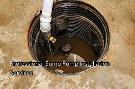 Professional Sump Pump Installation Services
